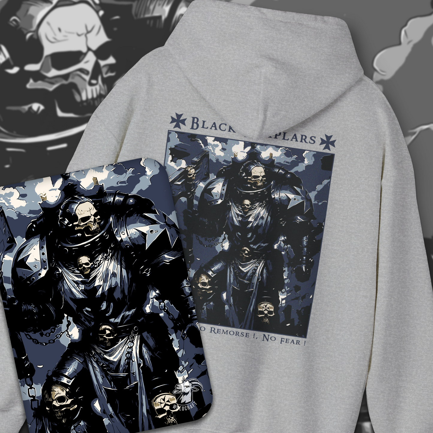 Black Templars - No Pity, No Remorse, No Fear | Hoodie