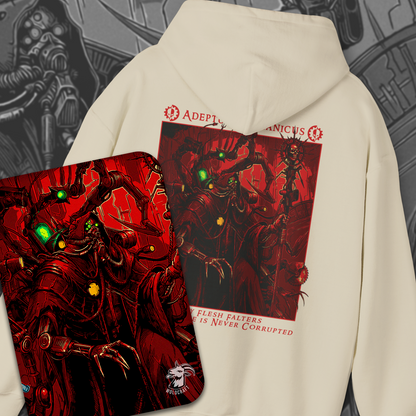 Adeptus Mechanicus - Only Flesh Falters | Hoodie