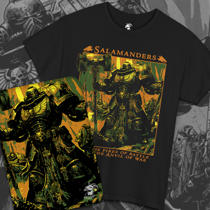Salamanders - Into The Fires Of Battle | T-Shirt