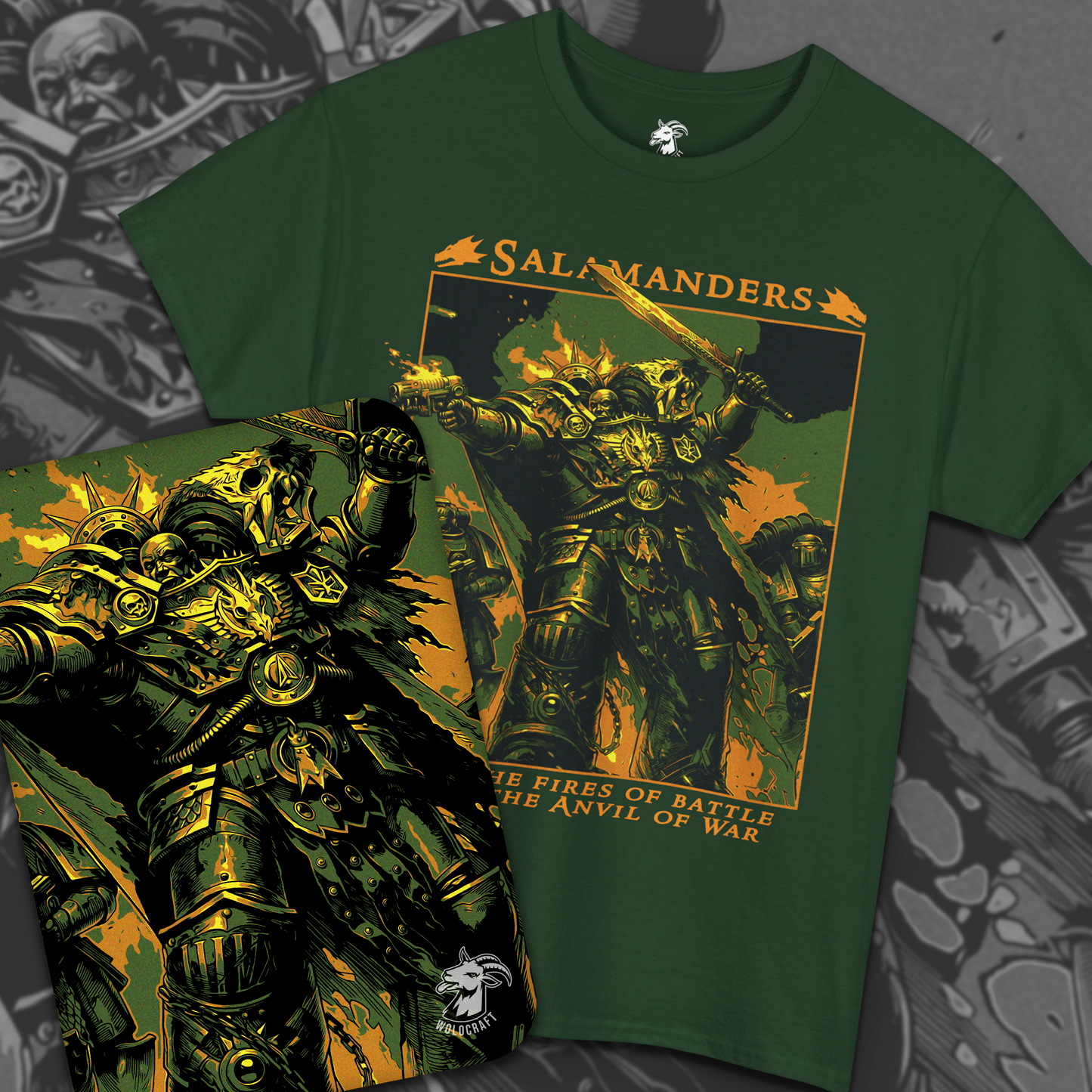 Salamanders - Unto The Anvil of War | T-Shirt