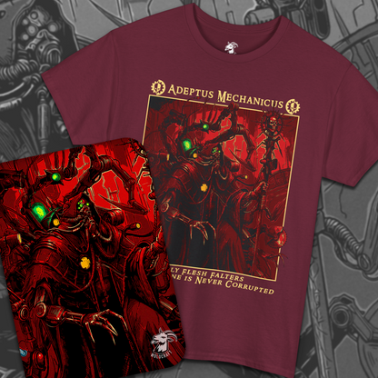 Adeptus Mechanicus - Only Flesh Falters | T-Shirt