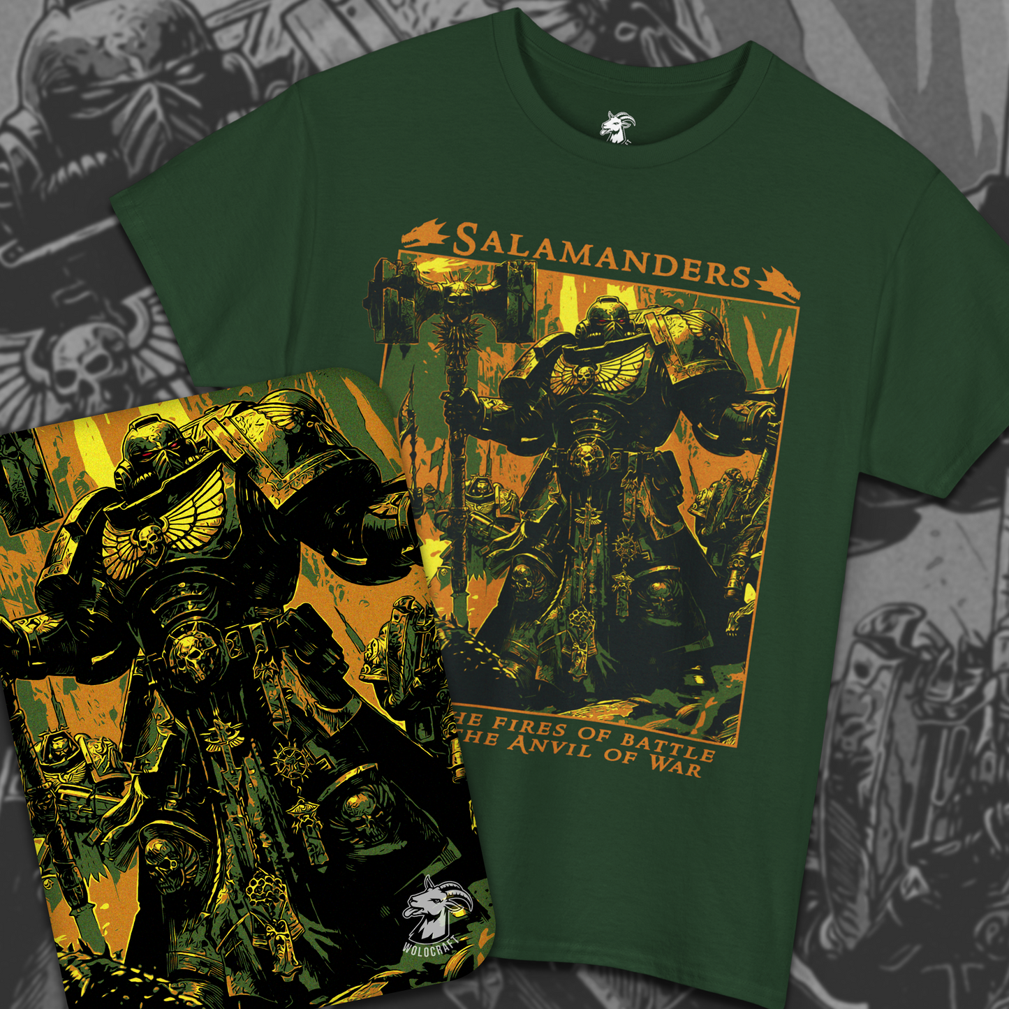 Salamanders - Into The Fires Of Battle | T-Shirt