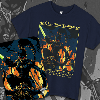 Callidus Temple - Officio Assassinorum | Back Print T-Shirt