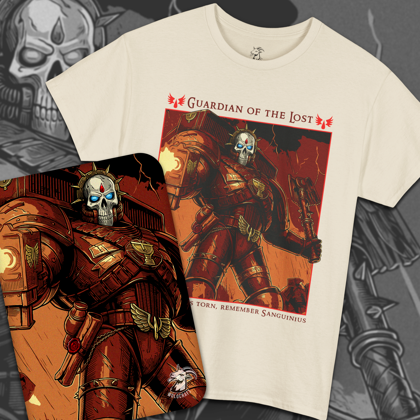 Chaplain Lemartes - Blood Angels | T-Shirt
