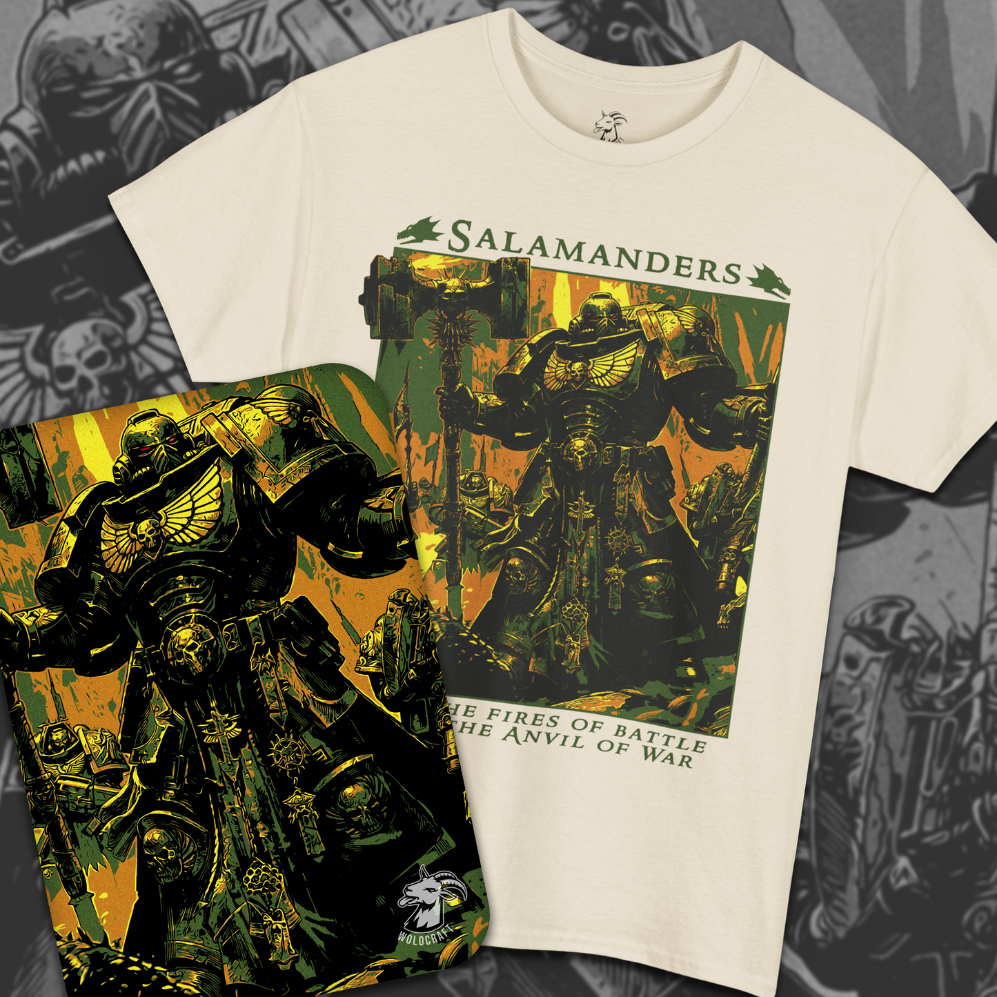 Salamanders - Into The Fires Of Battle | T-Shirt