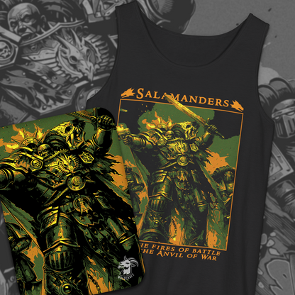 Salamanders - Unto The Anvil of War | Tank Top