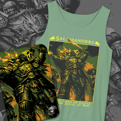 Salamanders - Unto The Anvil of War | Tank Top