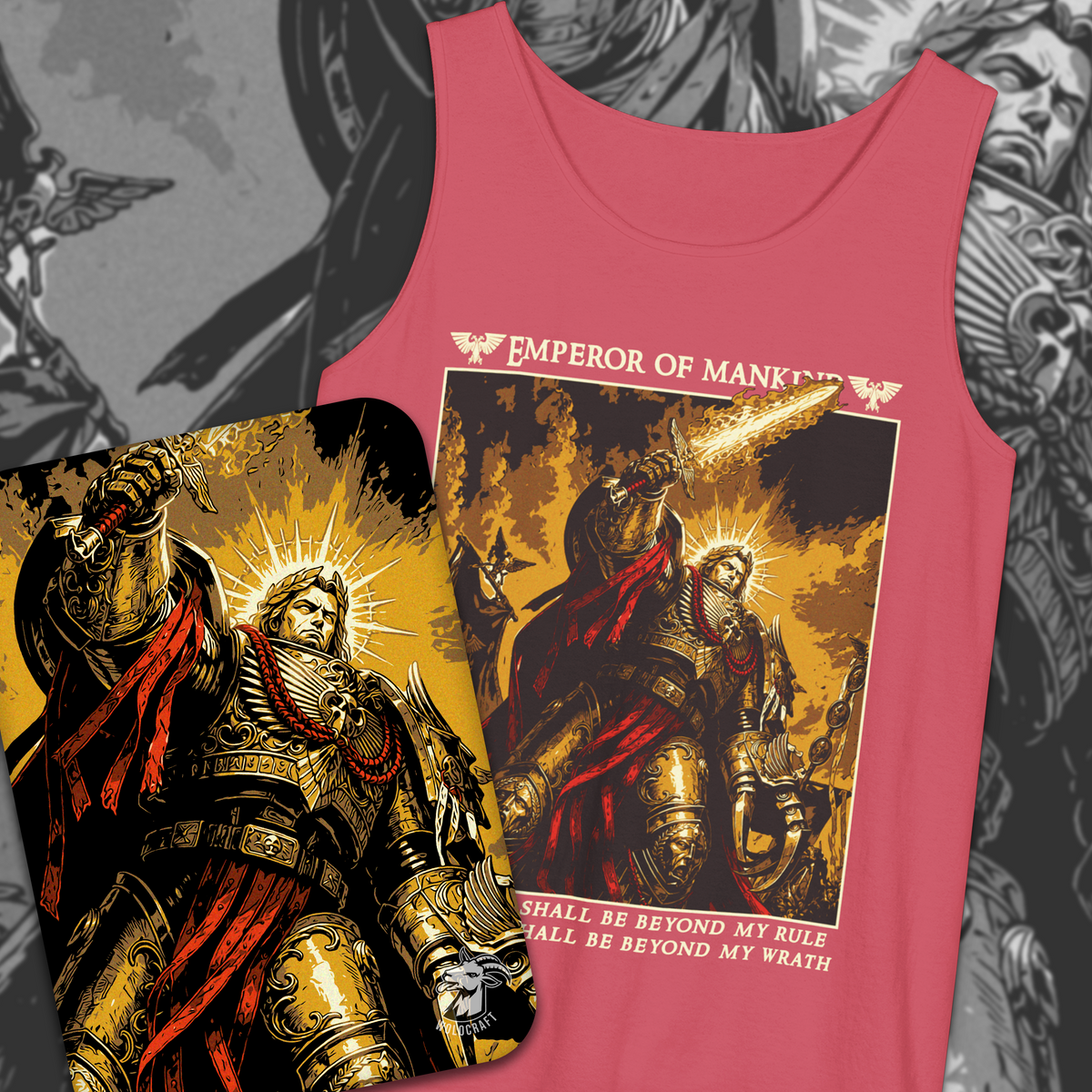 Emperor of Mankind - Warhammer40k | Tank Top