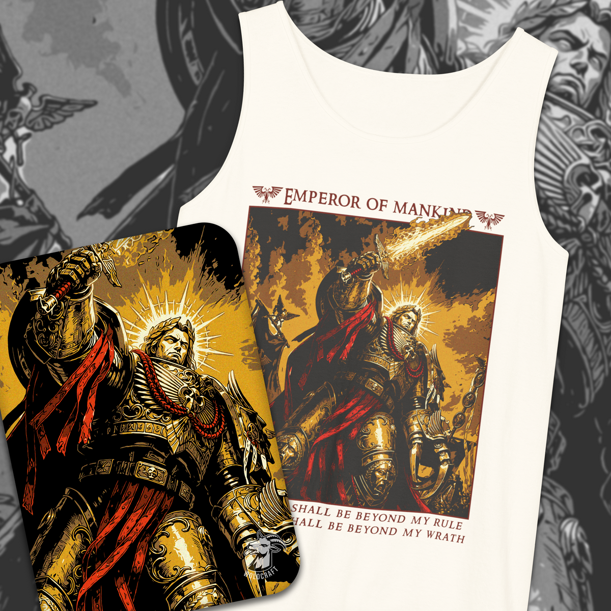 Emperor of Mankind - Warhammer40k | Tank Top