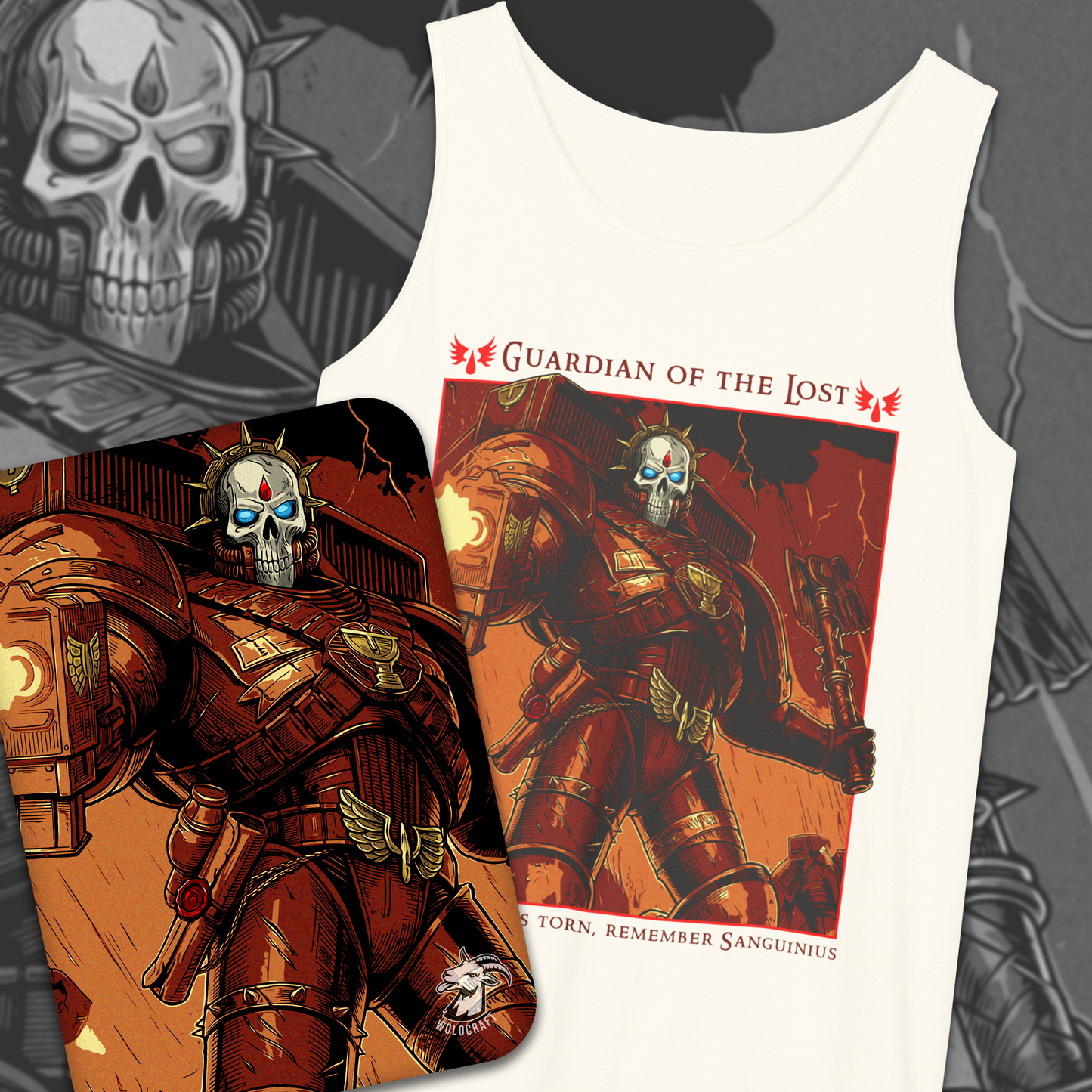 Chaplain Lemartes - Blood Angels | Tank Top