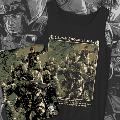 Cadian Shock Troops - Astra Militarum | Tank Top