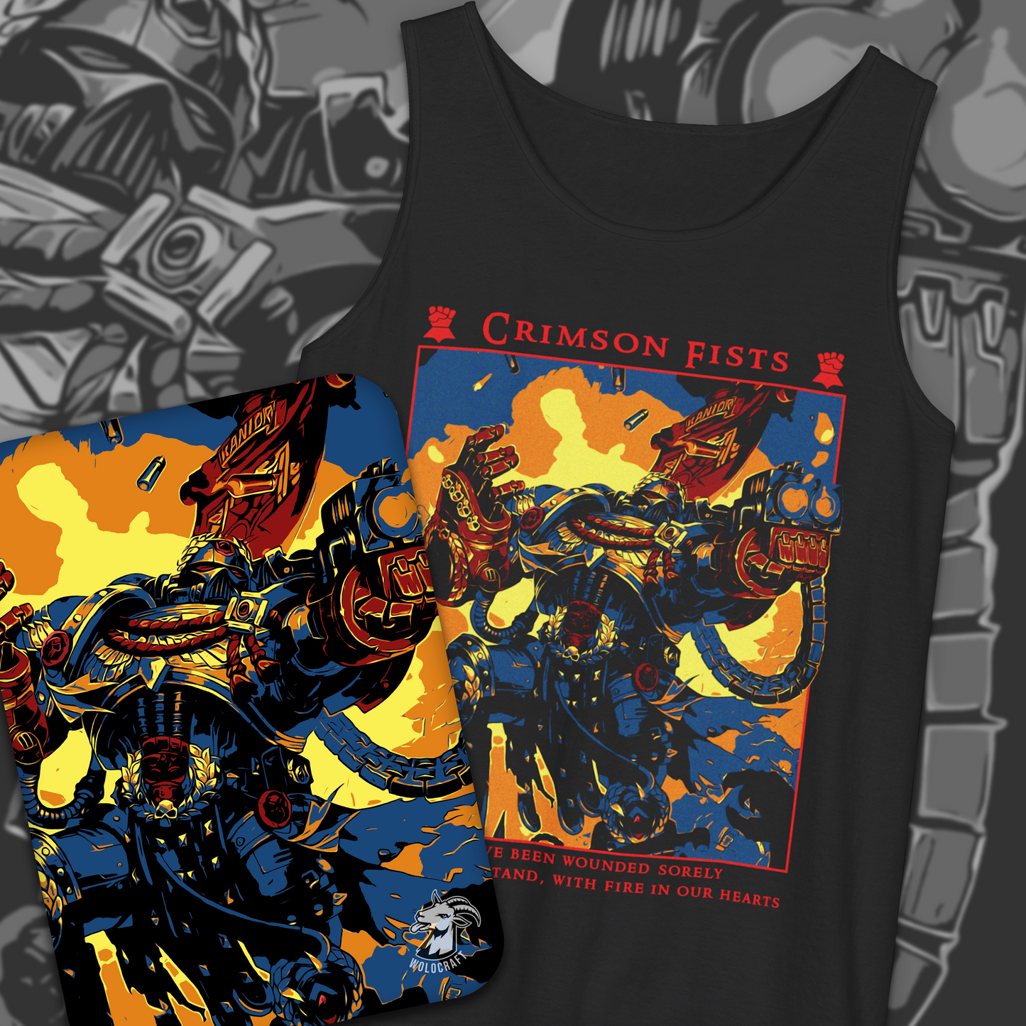 Crimson Fists - Warhammer 40k | Tank Top