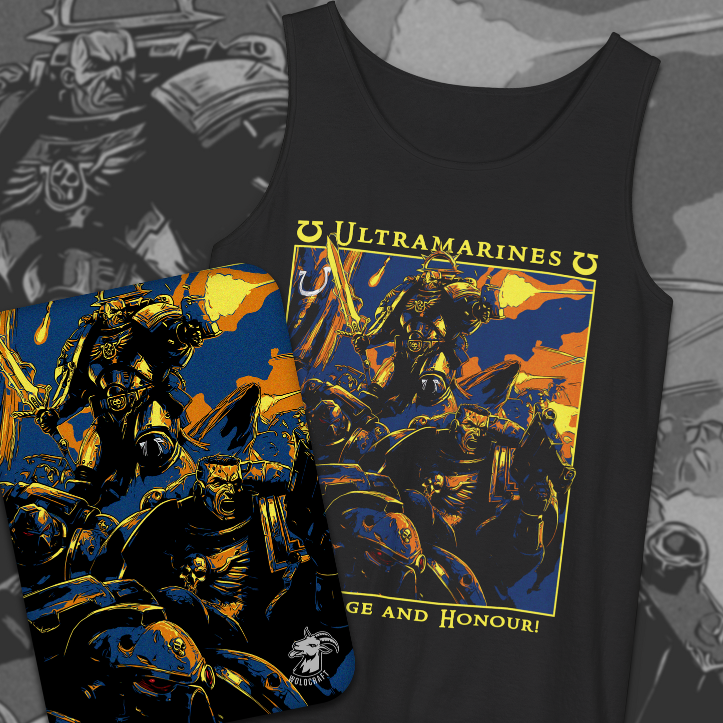 Ultramarines - Courage And Honour | Tank Top