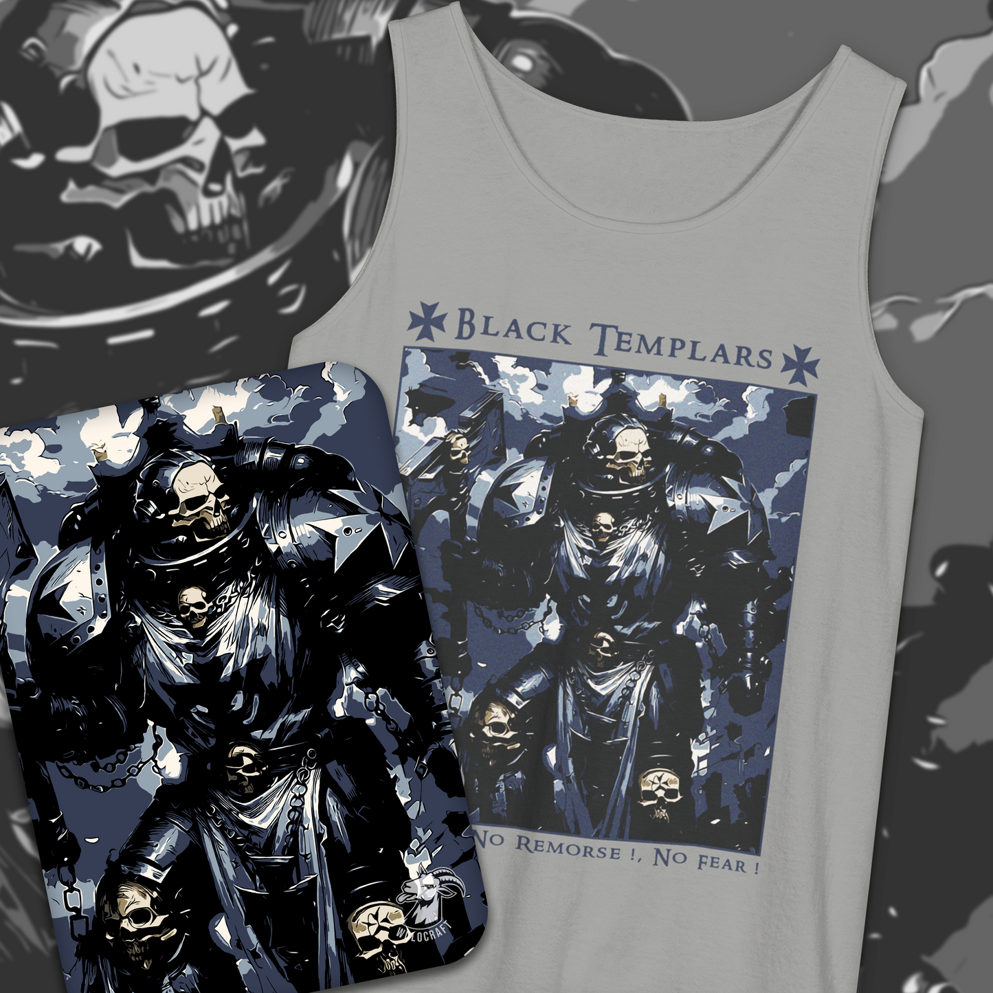 Black Templars - No Pity, No Remorse, No Fear | Tank Top