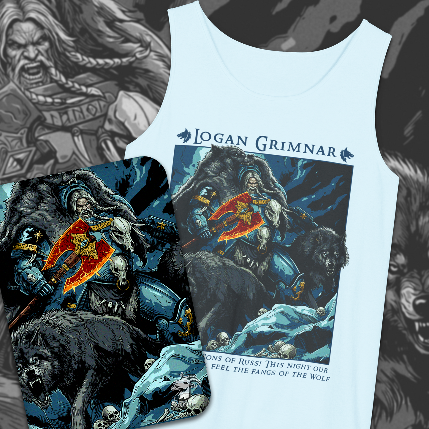 Logan Grimnar - Space Wolves | Tank Top