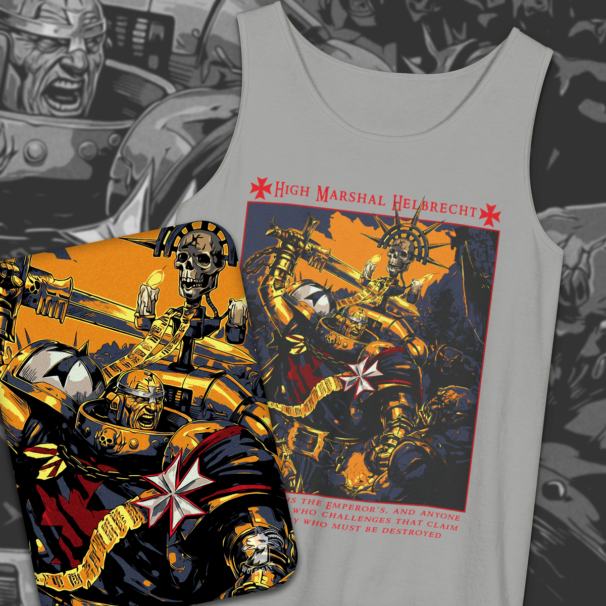 High Marshal Helbrecht - Black Templars | Tank Top