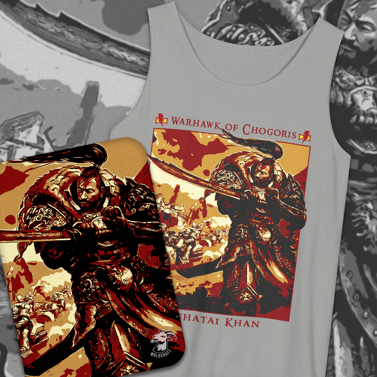 Jaghatai Khan - Warhawk of Chogoris | Tank Top