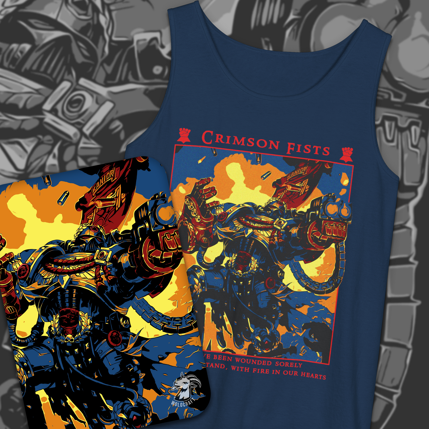 Crimson Fists - Warhammer 40k | Tank Top