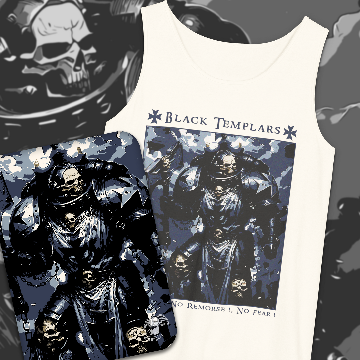 Black Templars - No Pity, No Remorse, No Fear | Tank Top