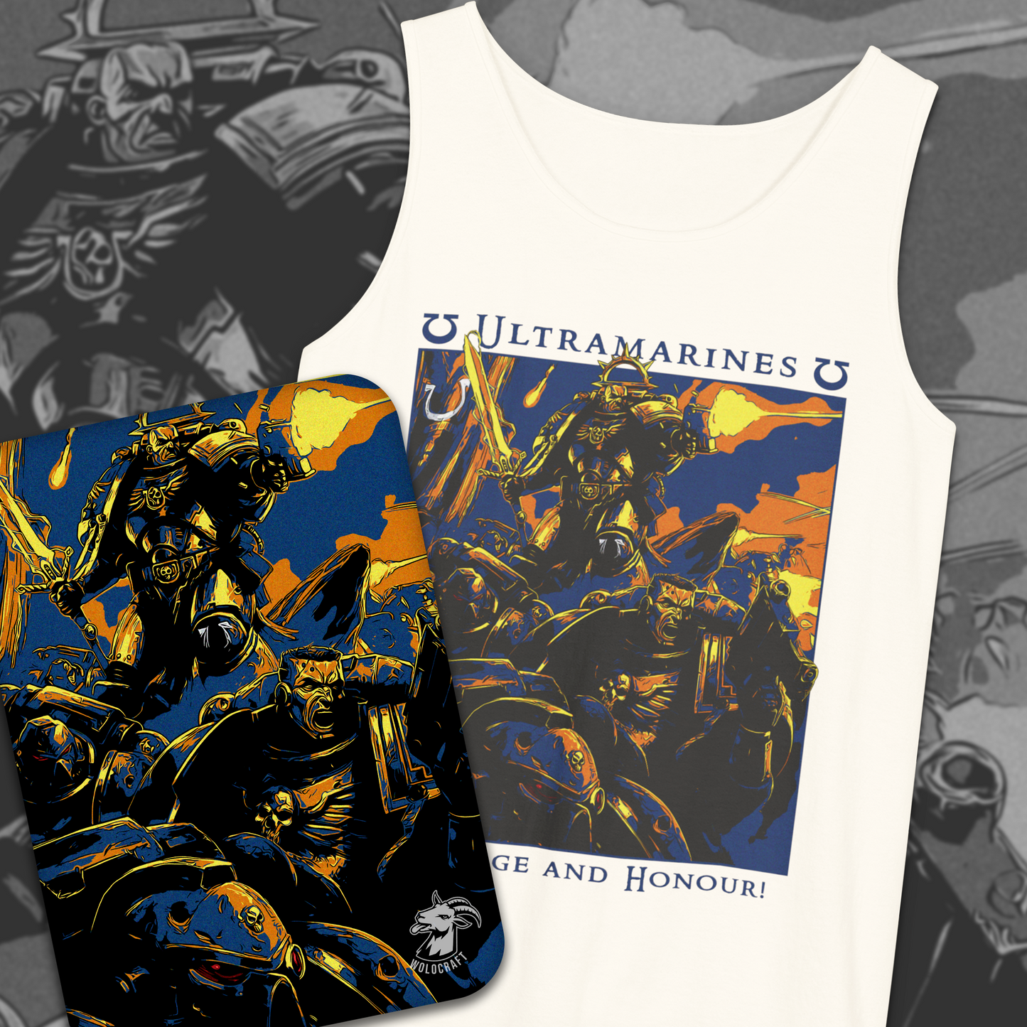 Ultramarines - Courage And Honour | Tank Top