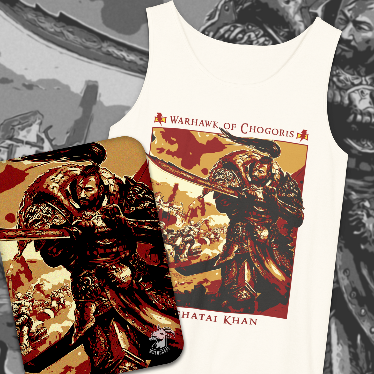 Jaghatai Khan - Warhawk of Chogoris | Tank Top