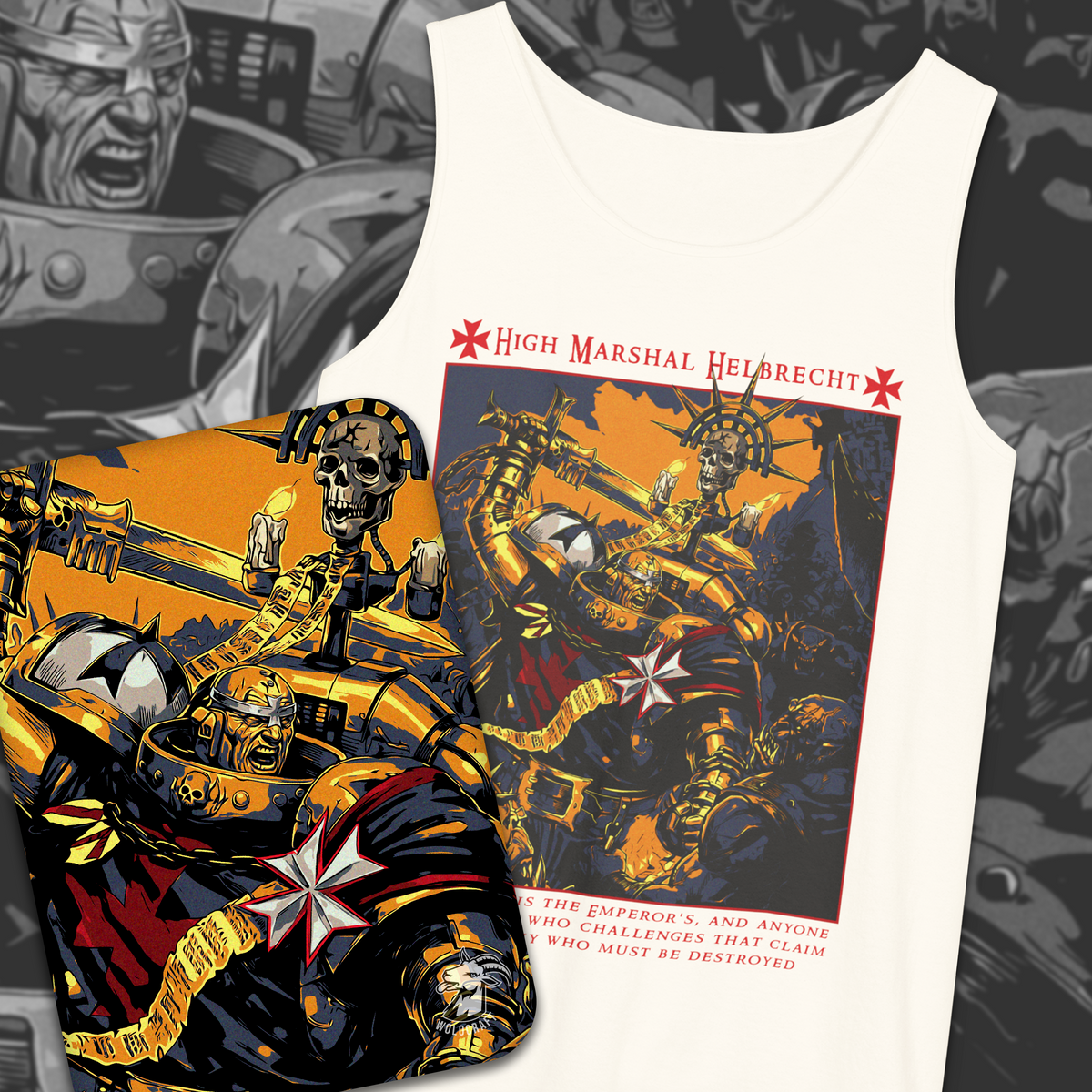 High Marshal Helbrecht - Black Templars | Tank Top