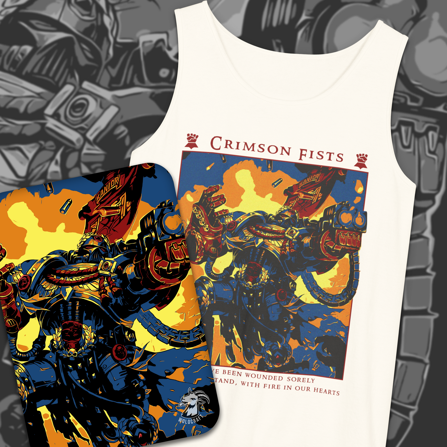 Crimson Fists - Warhammer 40k | Tank Top