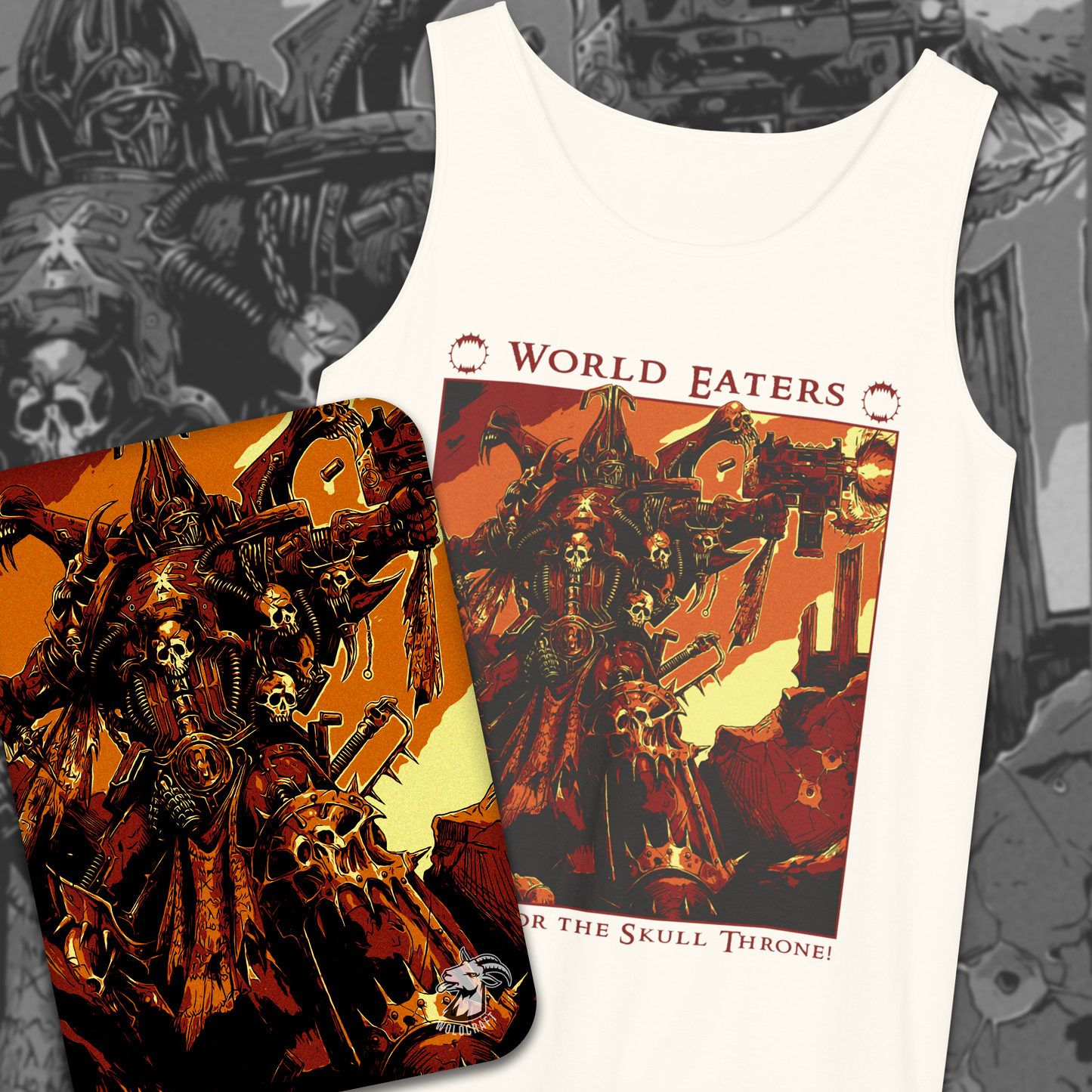 World Eaters - Skull Throne | Tank Top