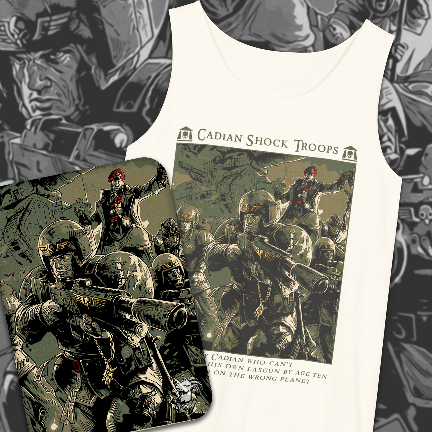 Cadian Shock Troops - Astra Militarum | Tank Top