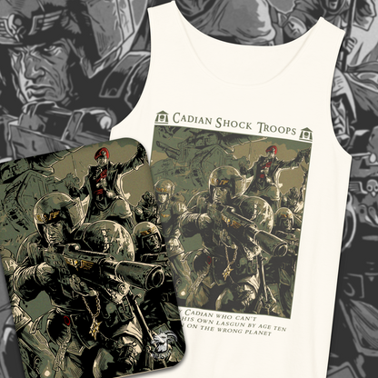 Cadian Shock Troops - Astra Militarum | Tank Top