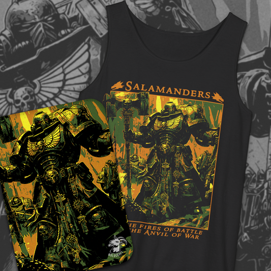 Salamanders - Into The Fires Of Battle | Tank Top