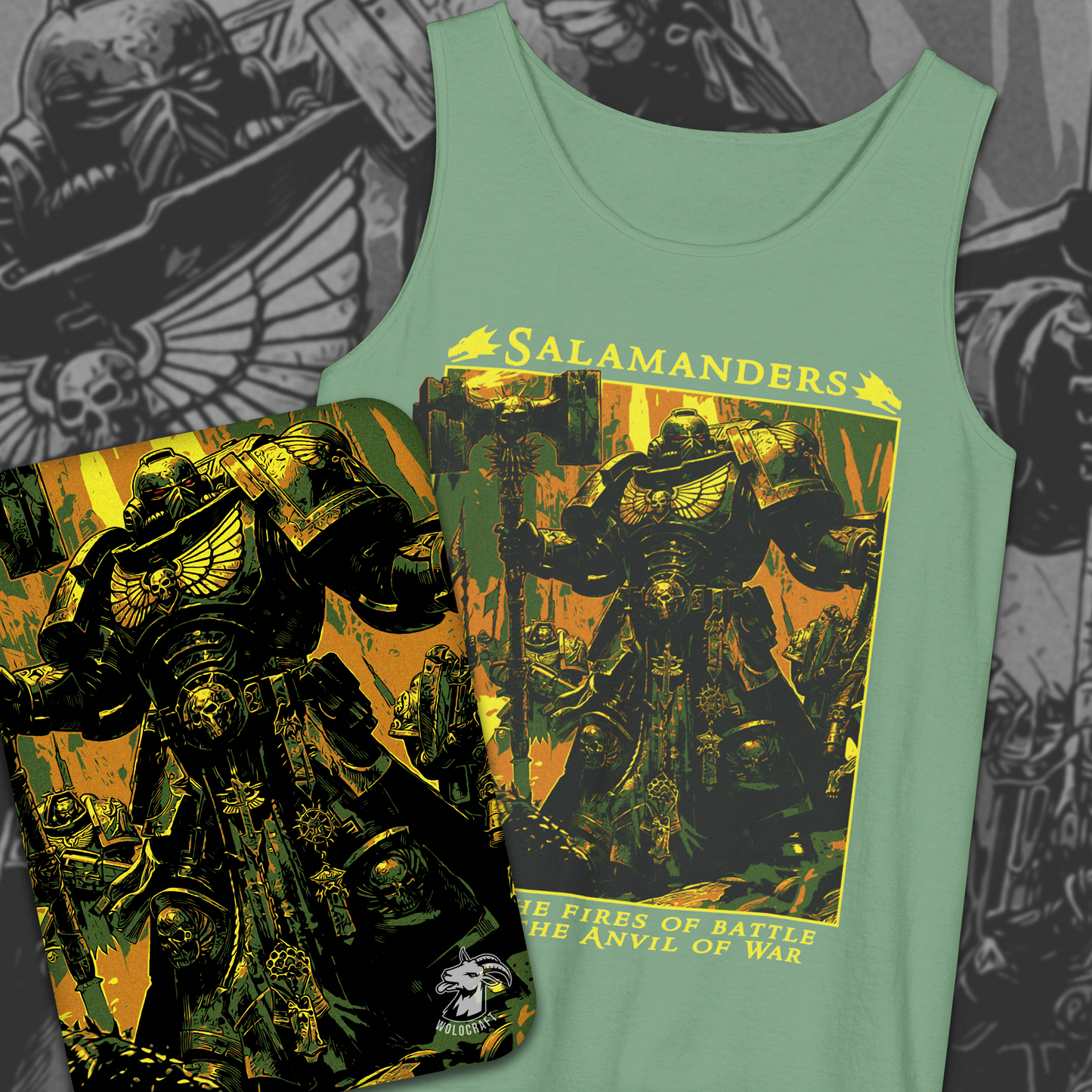 Salamanders - Into The Fires Of Battle | Tank Top