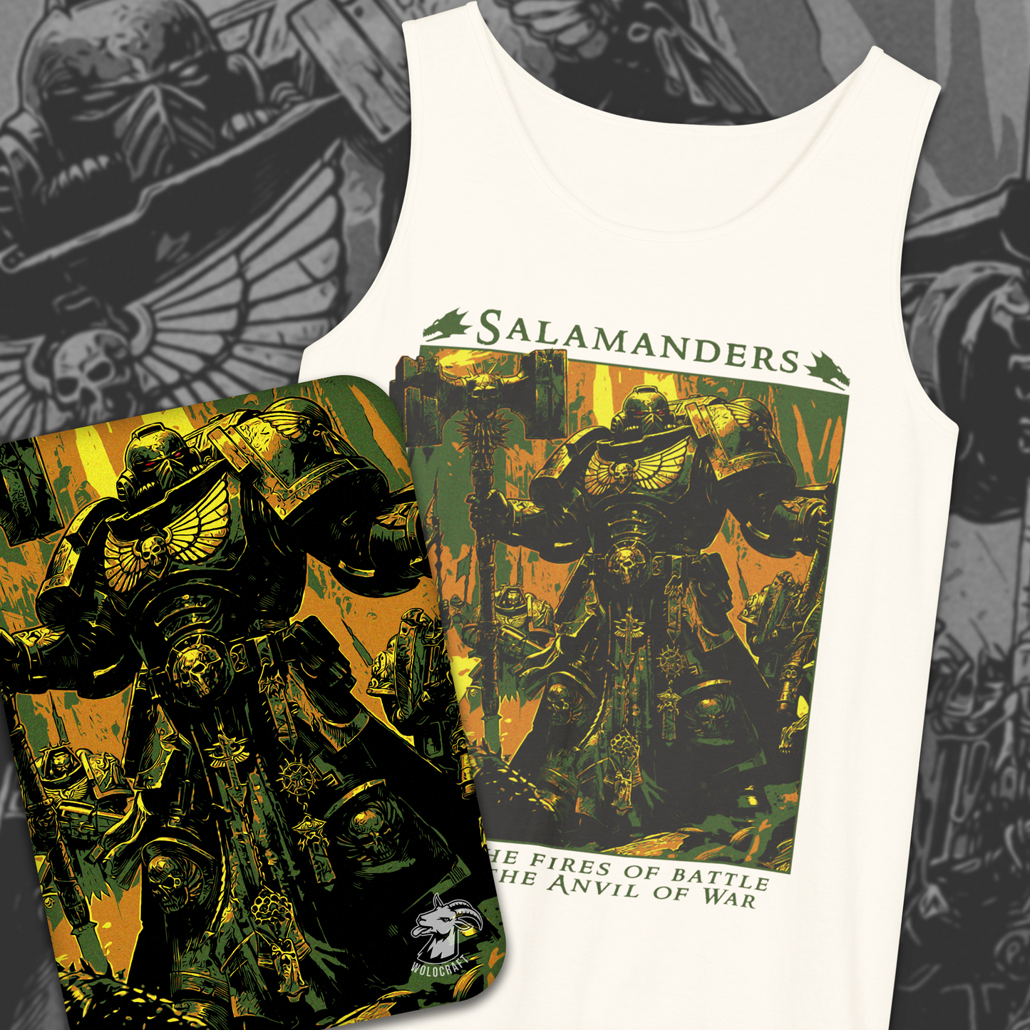 Salamanders - Into The Fires Of Battle | Tank Top