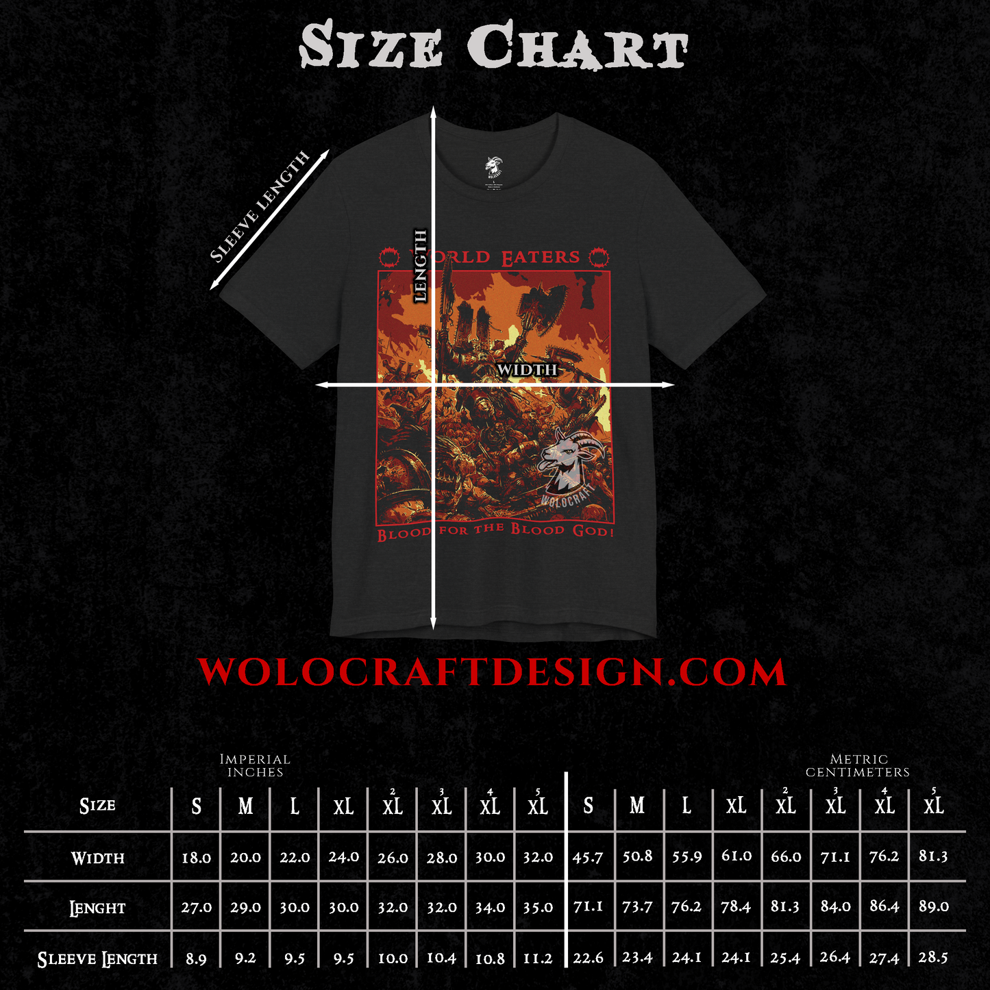 "Blood For The Blood God" T-Shirt