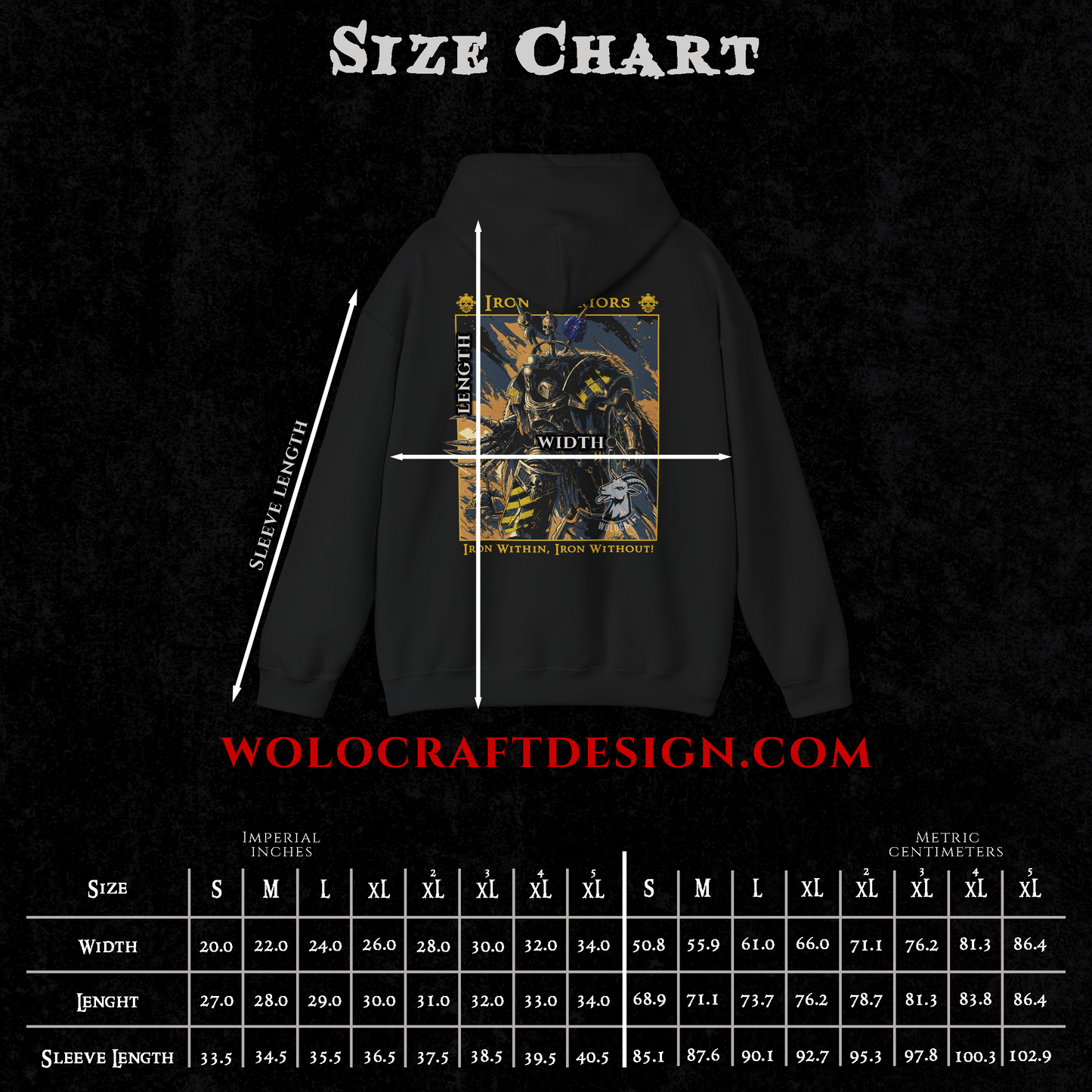 "Iron Within, Iron Without" Hoodie