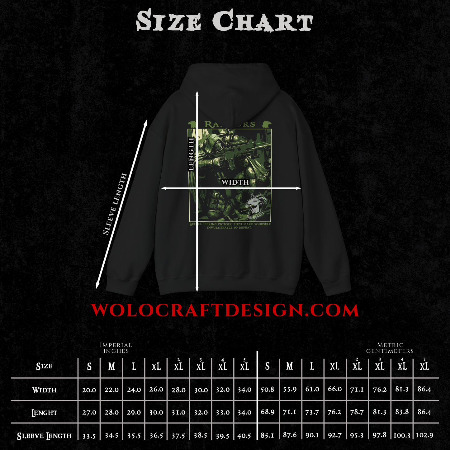 "Make Yourself Invulnerable to Defeat" Hoodie