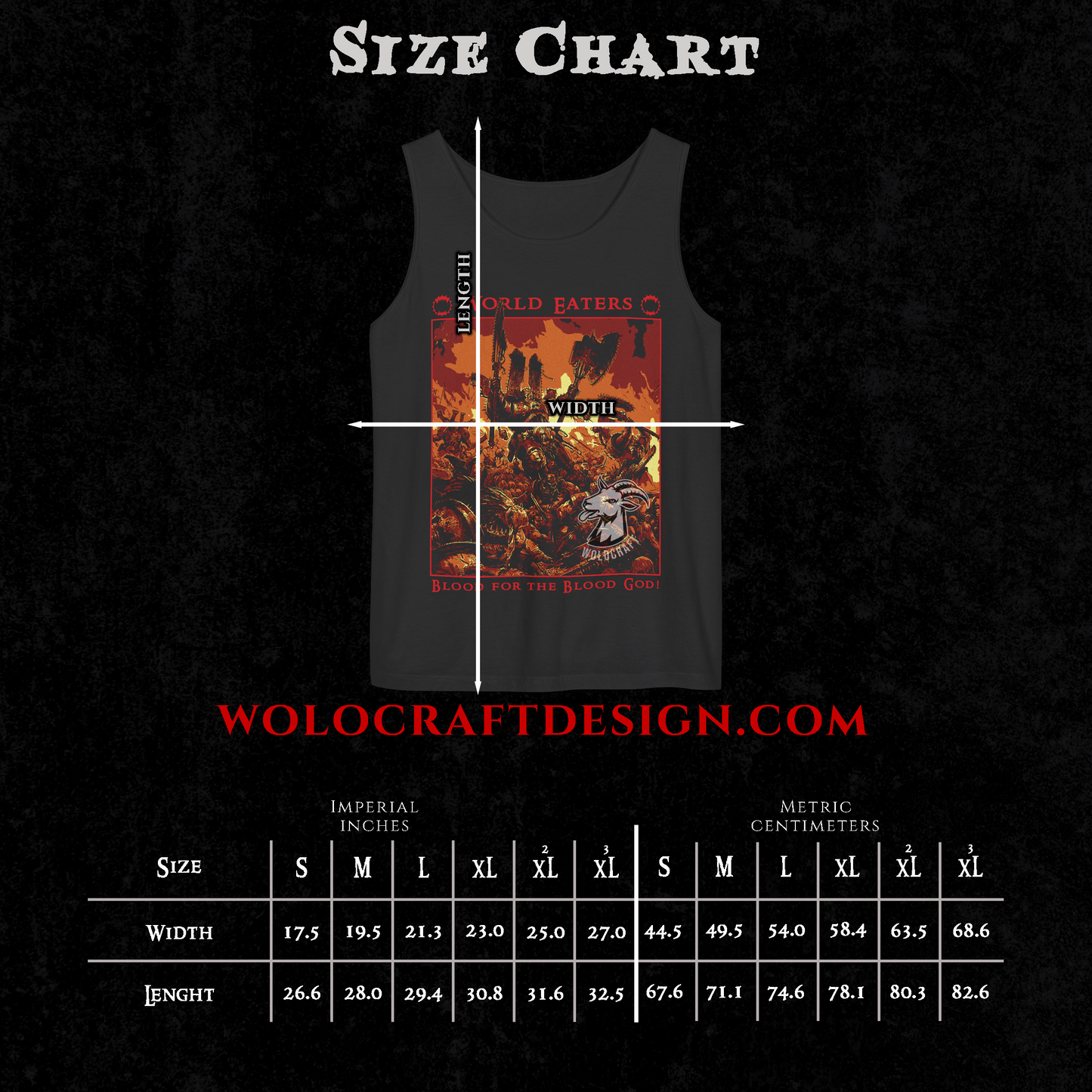 "Blood For The Blood God" Tank Top