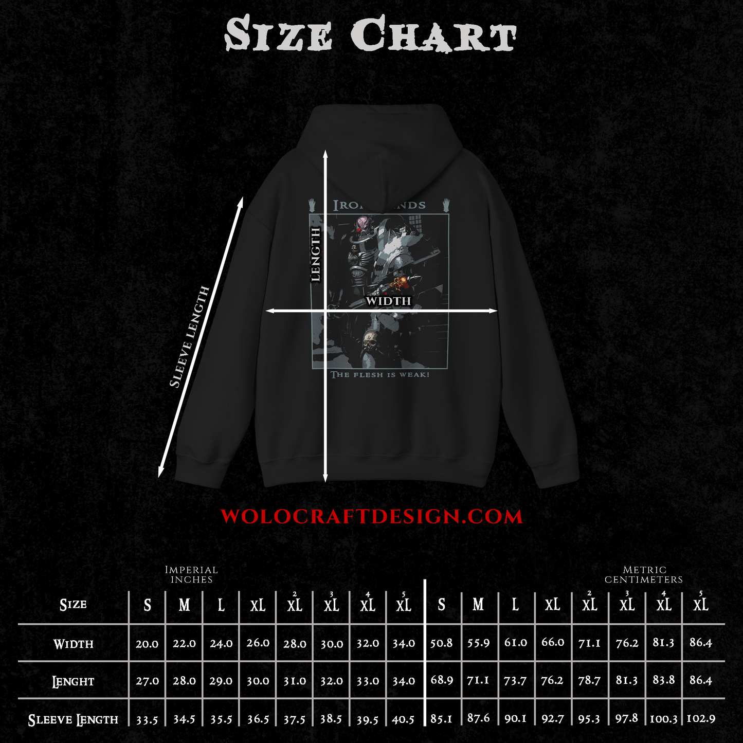 "The Flesh is Weak" Hoodie