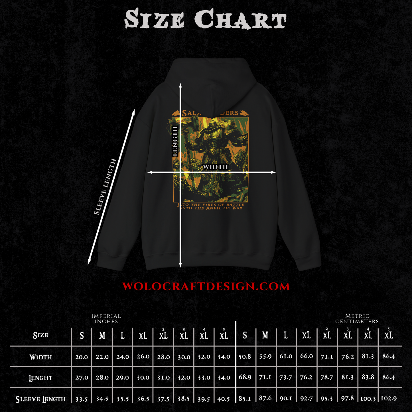 "Into The Fires Of Battle" Hoodie