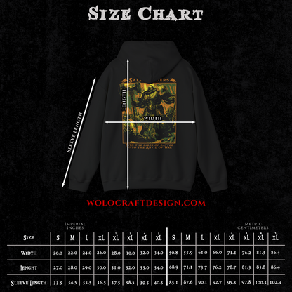 "Into The Fires Of Battle" Hoodie