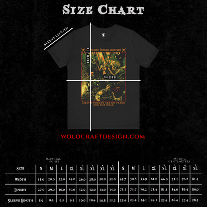 "No Place For The Weak" T-Shirt