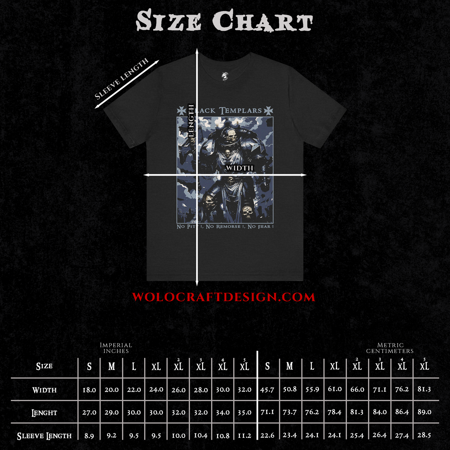 "No Pity, No Remorse" T-Shirt