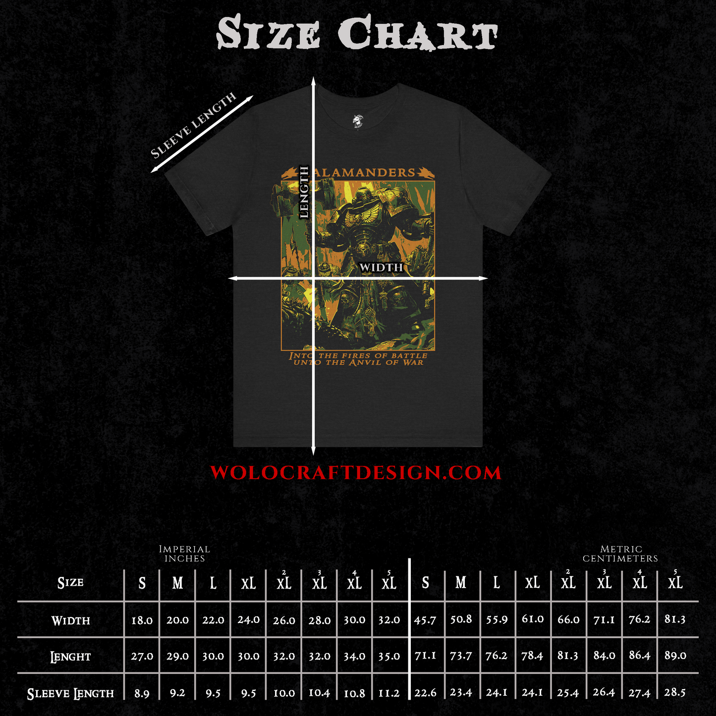 "Into The Fires Of Battle" T-Shirt