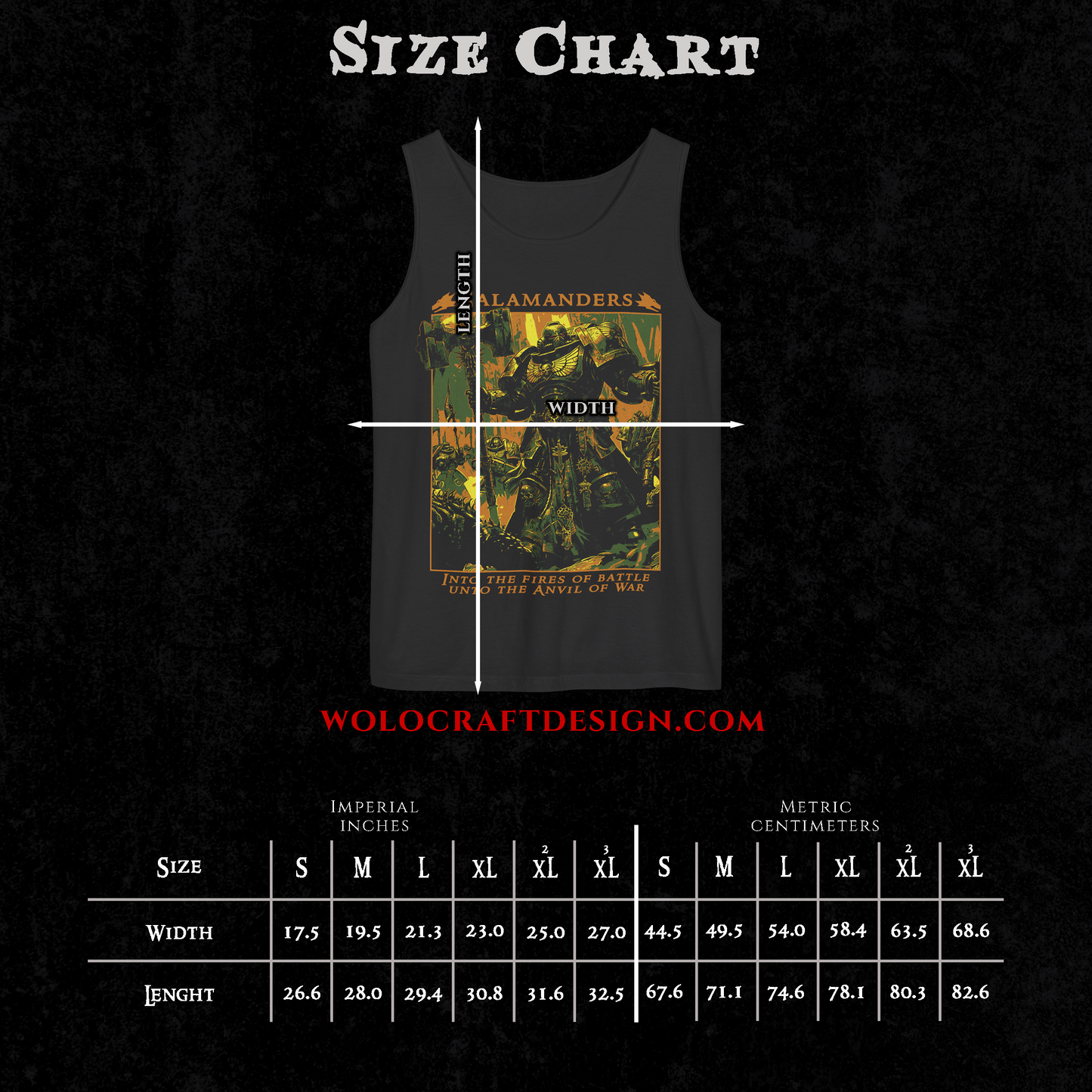 "Into The Fires Of Battle" Tank Top