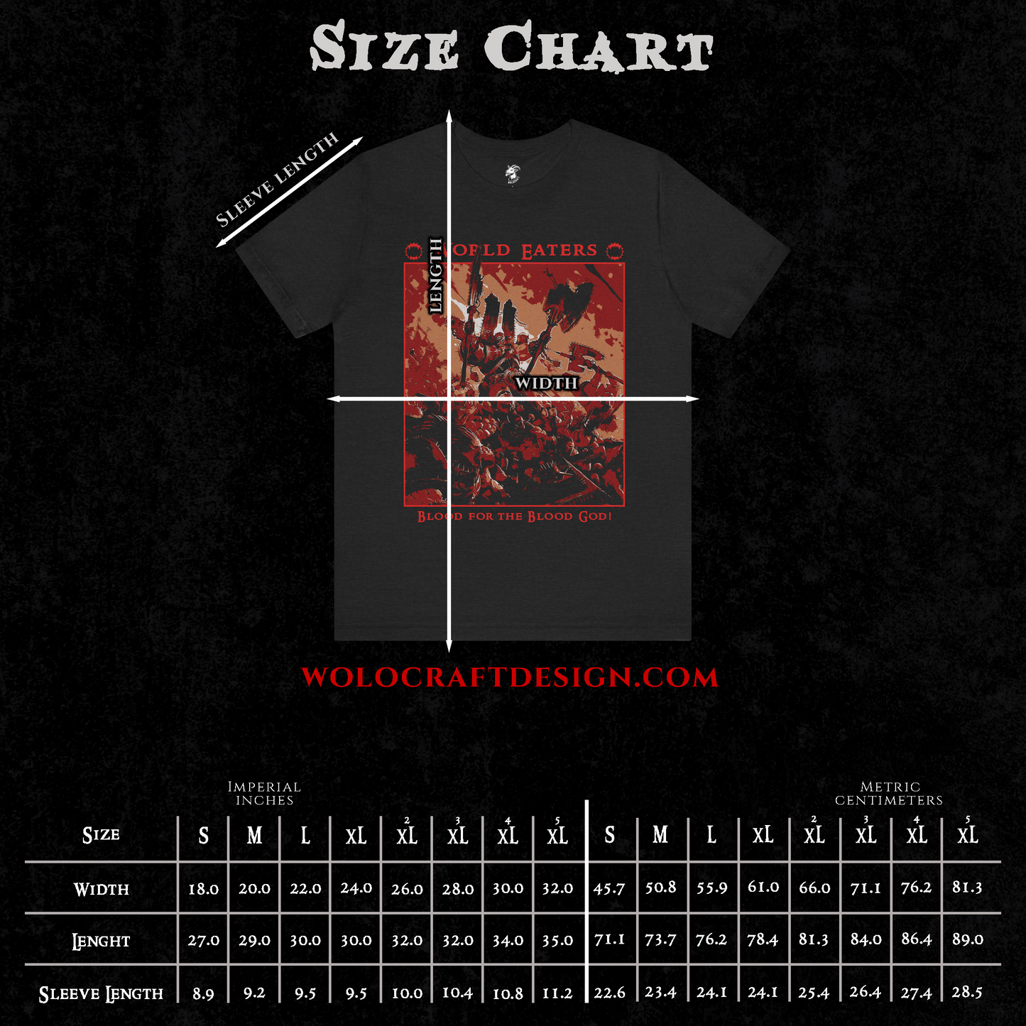 "Blood For The Blood God" T-Shirt