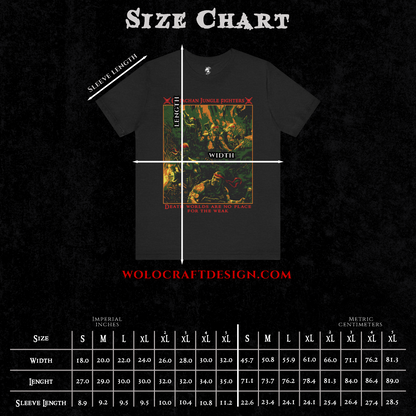 "No Place For The Weak" T-Shirt