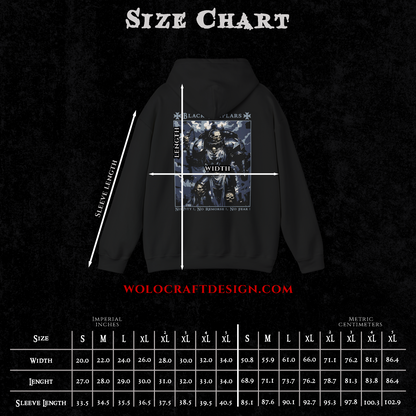 "No Pity, No Remorse" Hoodie