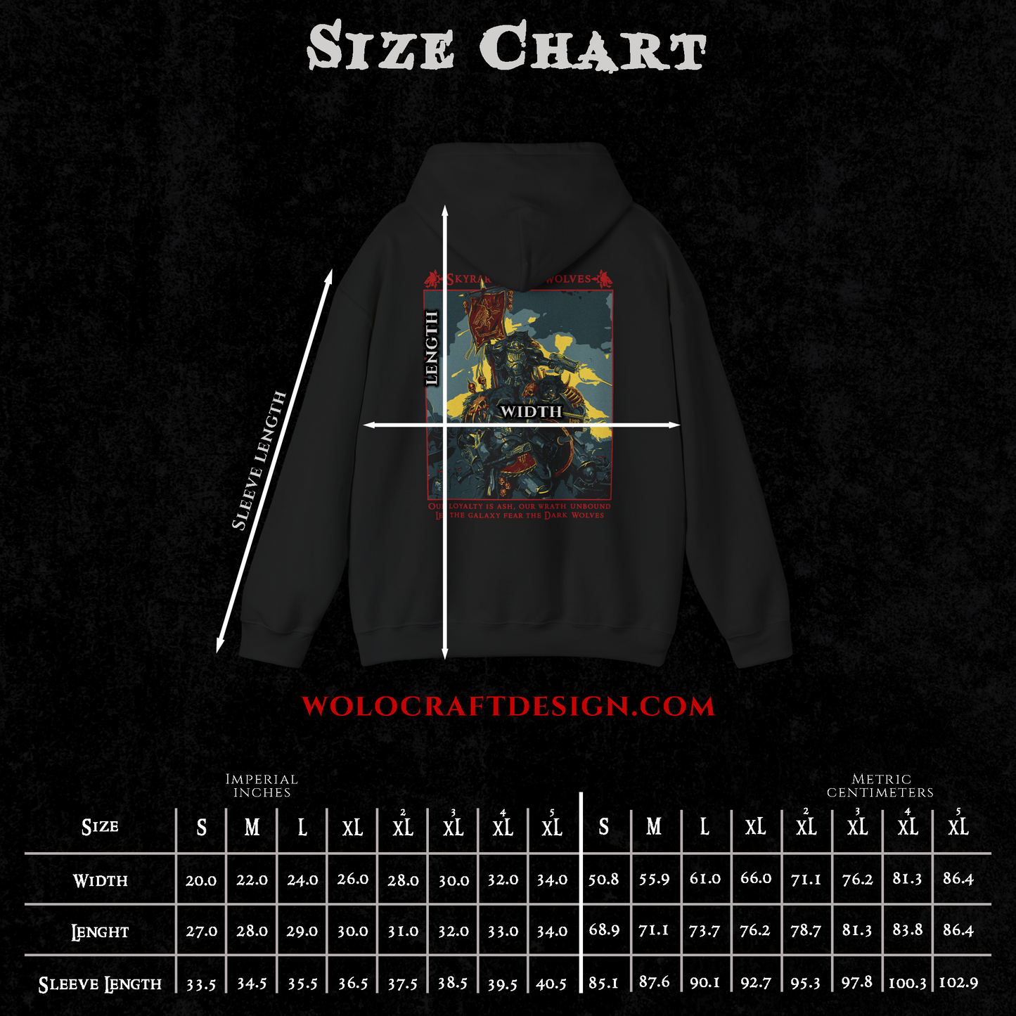 "Fear The Dark Wolves" Hoodie