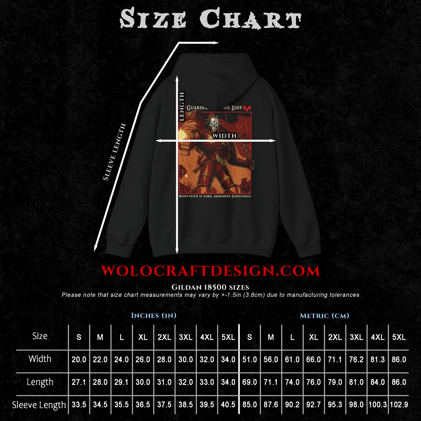 Chaplain Lemartes - Blood Angels | Hoodie