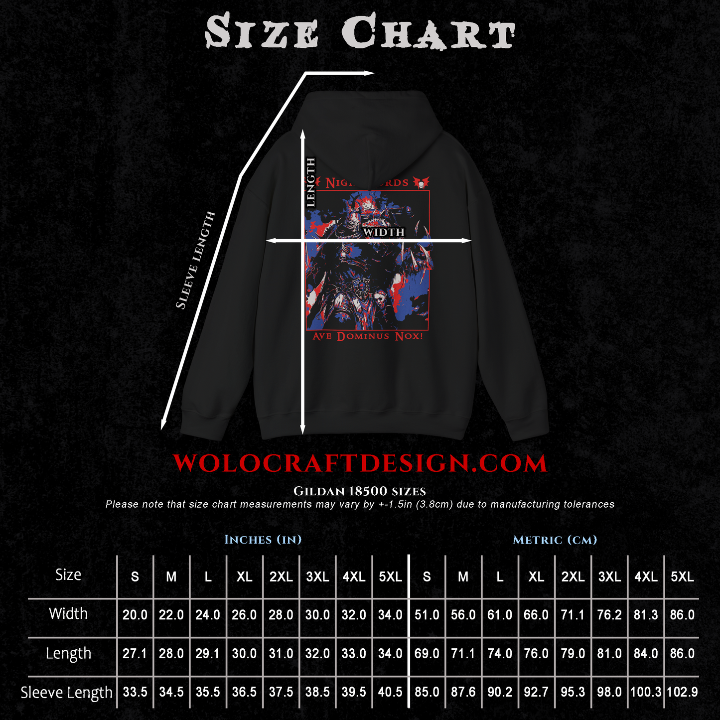 Night Lords - Ave Dominus Nox | Hoodie